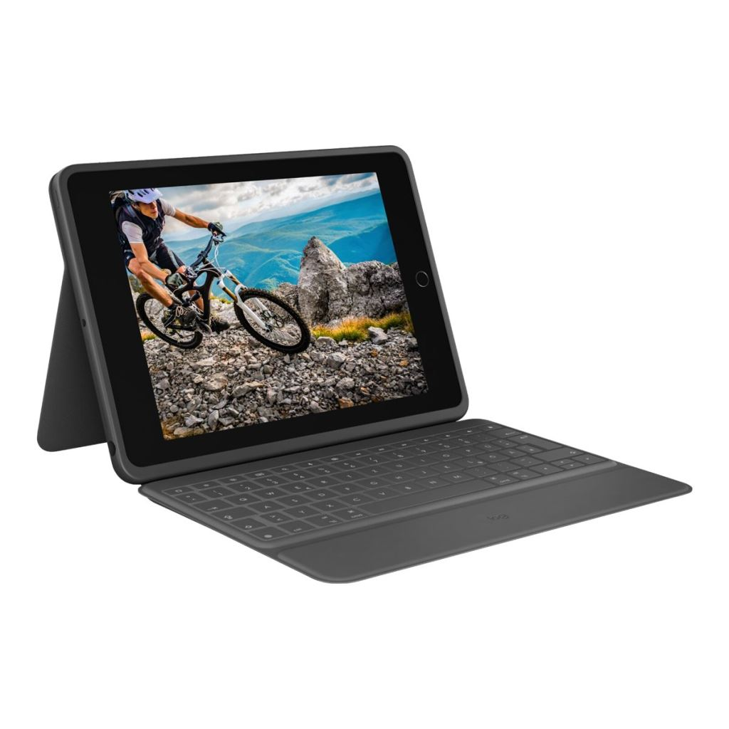 Logitech Rugged Folio QWERTY UK Engleski Smart Connector Grafit