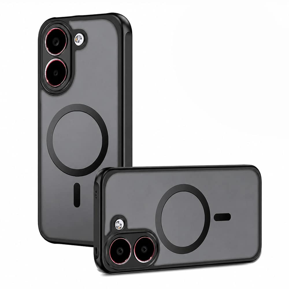 Techsuit – PureFrost MagSafe maska za Xiaomi Poco X8 Pro – matirano crna