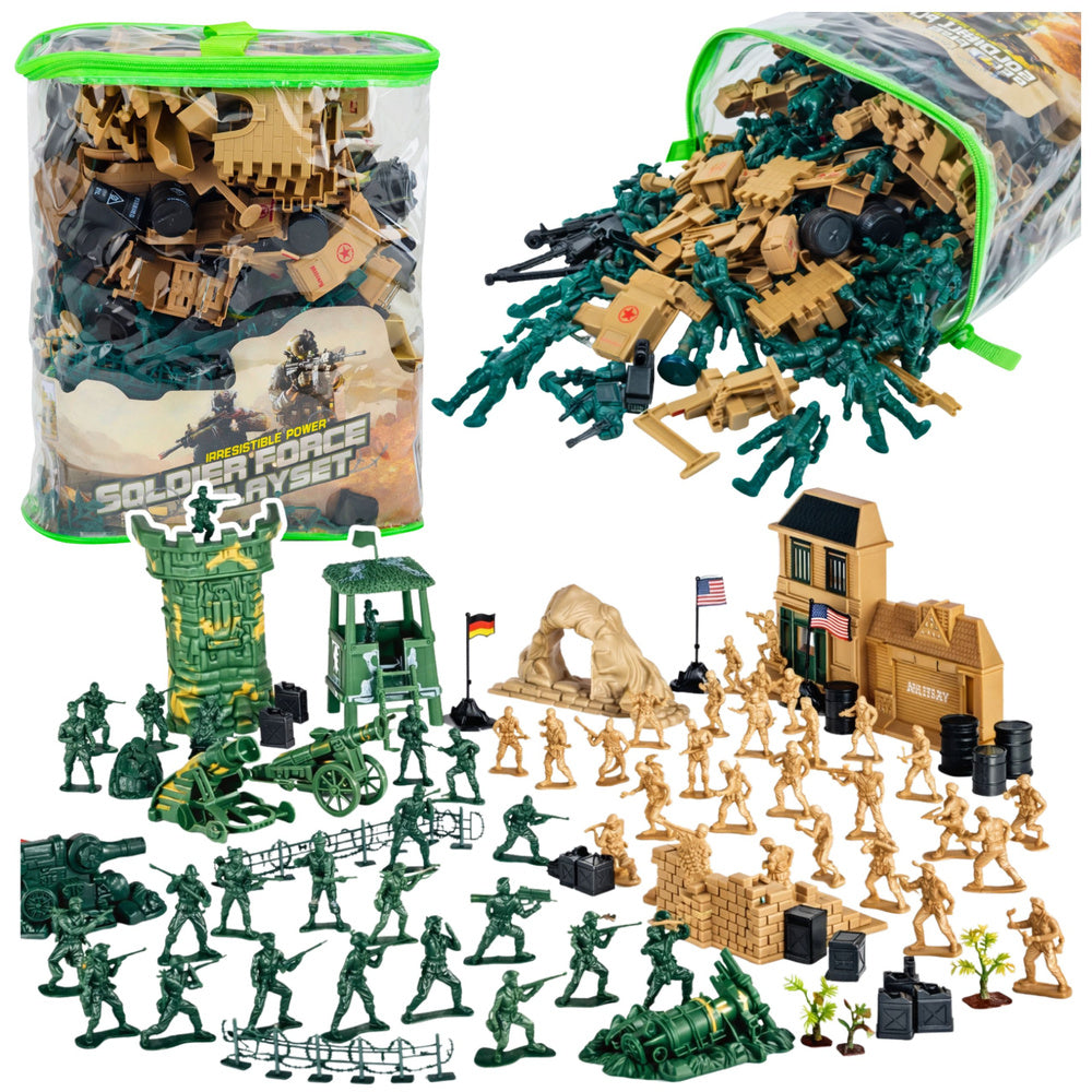 Set vojnih figura za igru - 400 elemenata