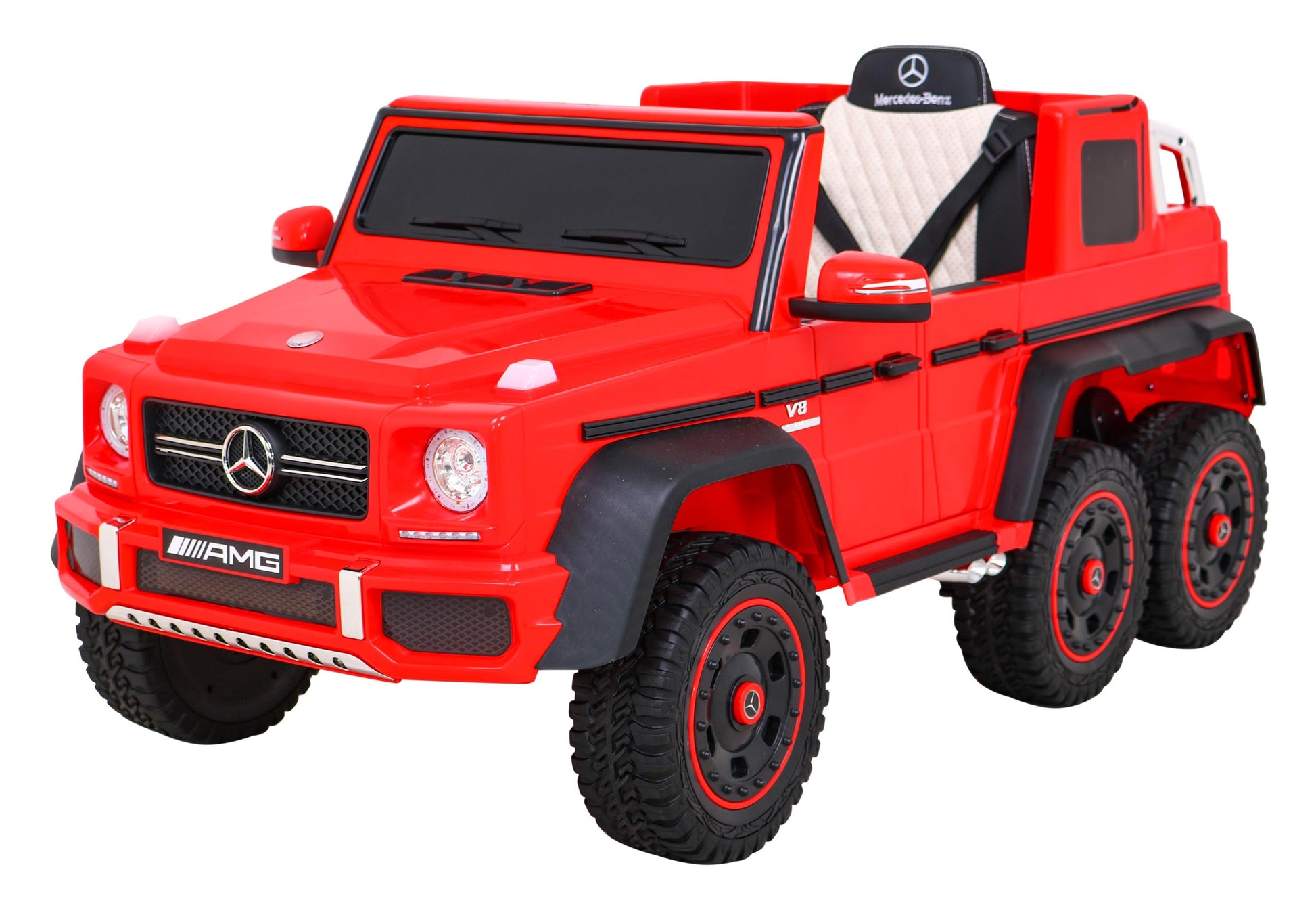 Licencirani auto na akumultor Mercedes G63 6x6 AMG - crveni