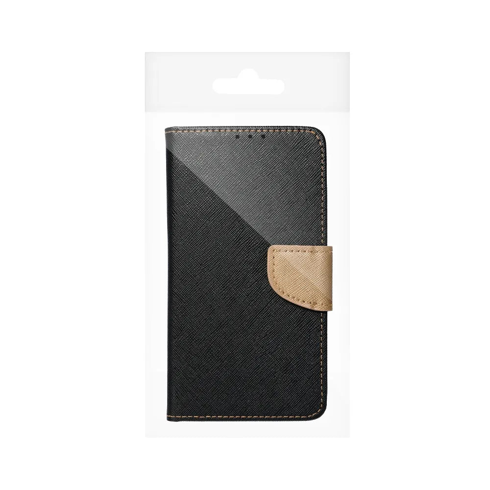 Fancy Book futrola za XIAOMI Redmi 13c / POCO C65 crna / zlatna