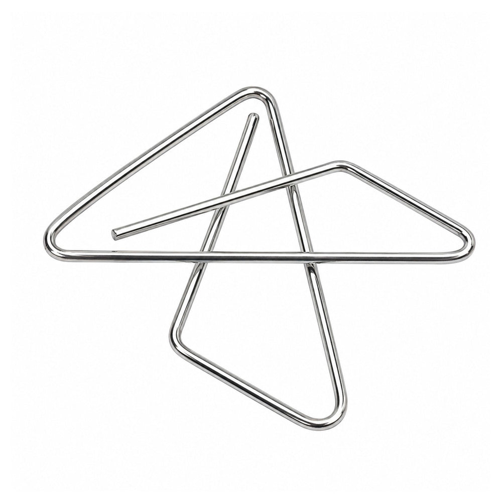 Metal Butterfly Cross Clips for Office Documents 64 mm 12 pcs.