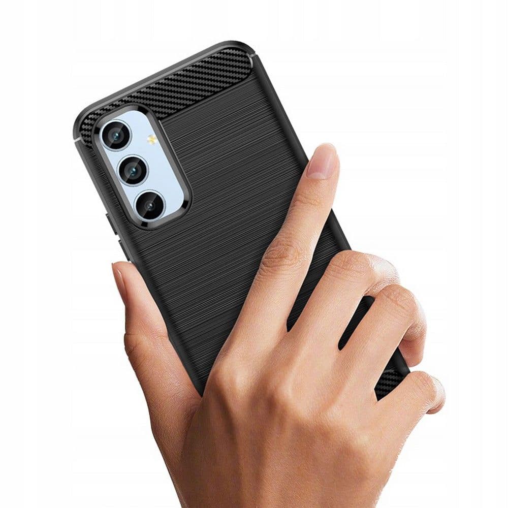 Techsuit Carbon Silicone pouzdro pro Samsung Galaxy A54 5G – černé