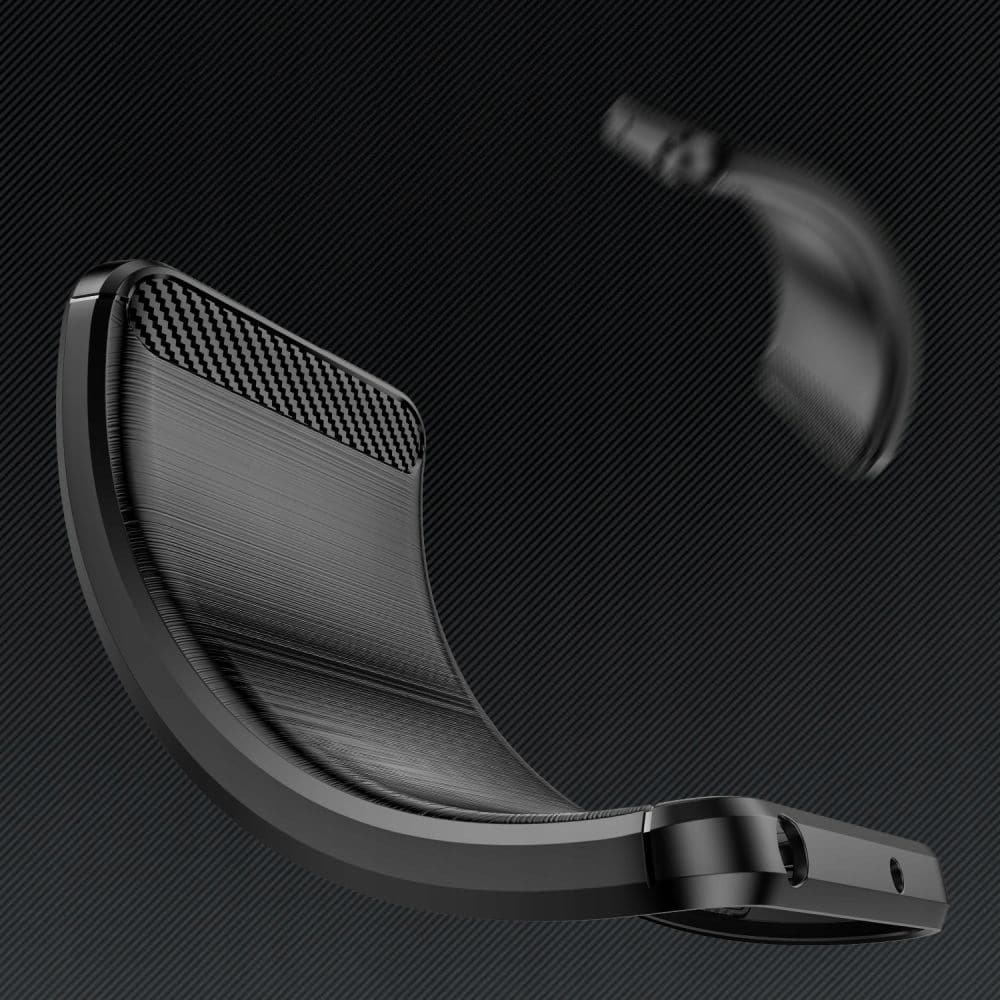 Techsuit Carbon Silicone pouzdro pro Samsung Galaxy A54 5G – černé