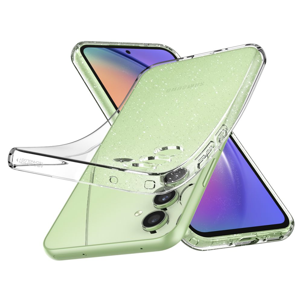 Spigen - Liquid Crystal Glitter kryt pro Samsung Galaxy A54 - Crystal Quartz