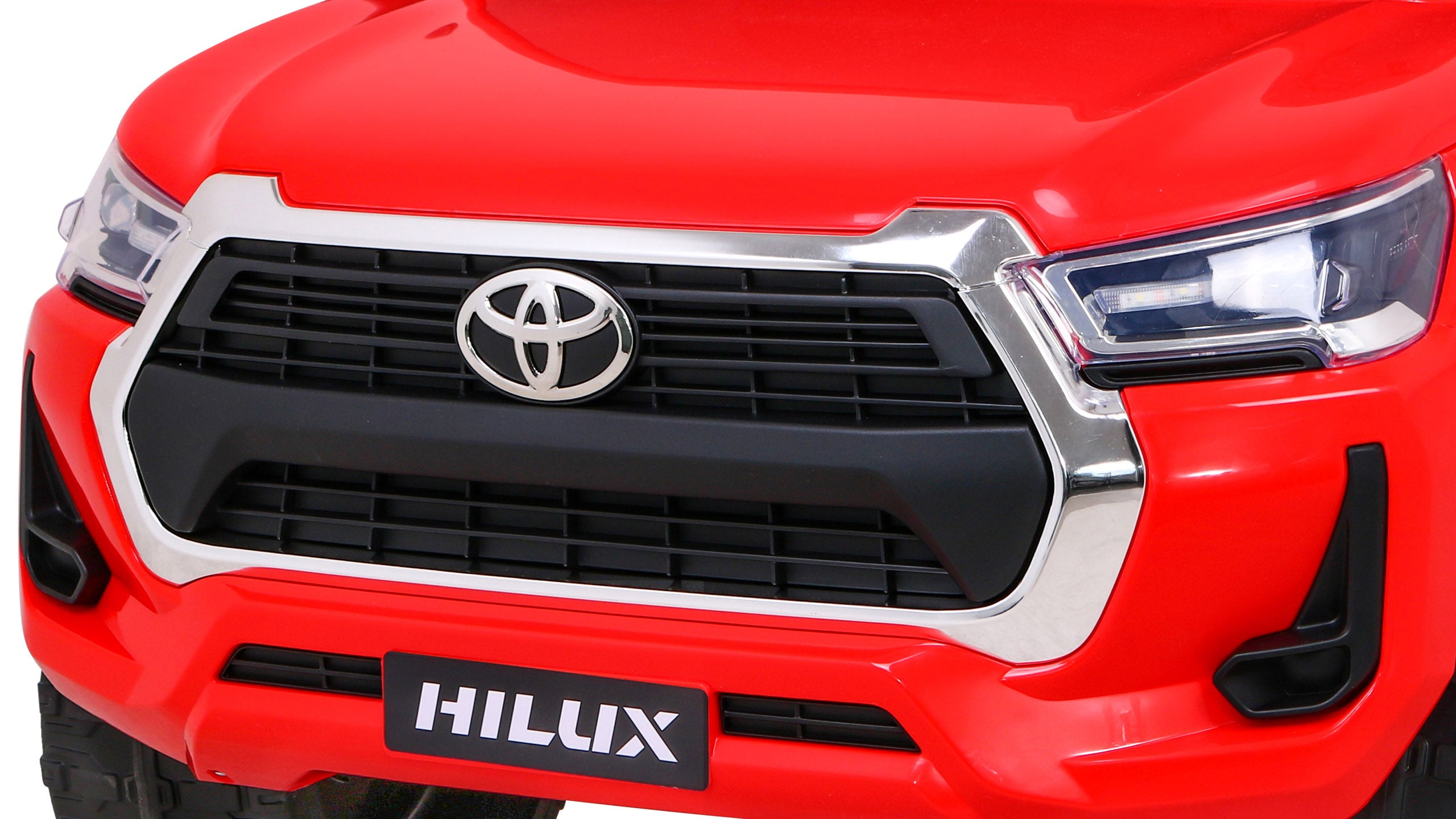 Licencirani auto na akumulator Toyota Hilux 4x4 - crveni