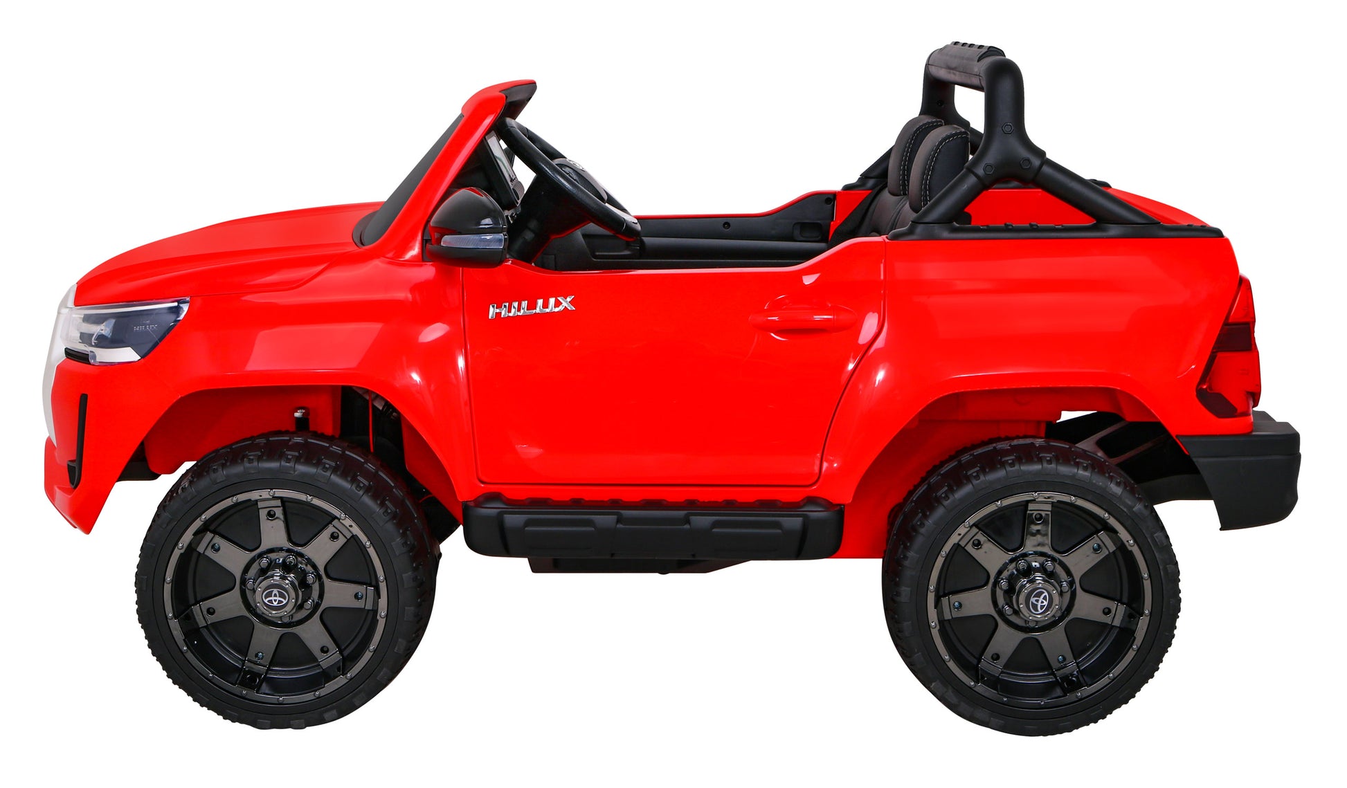 Licencirani auto na akumulator Toyota Hilux 4x4 - crveni