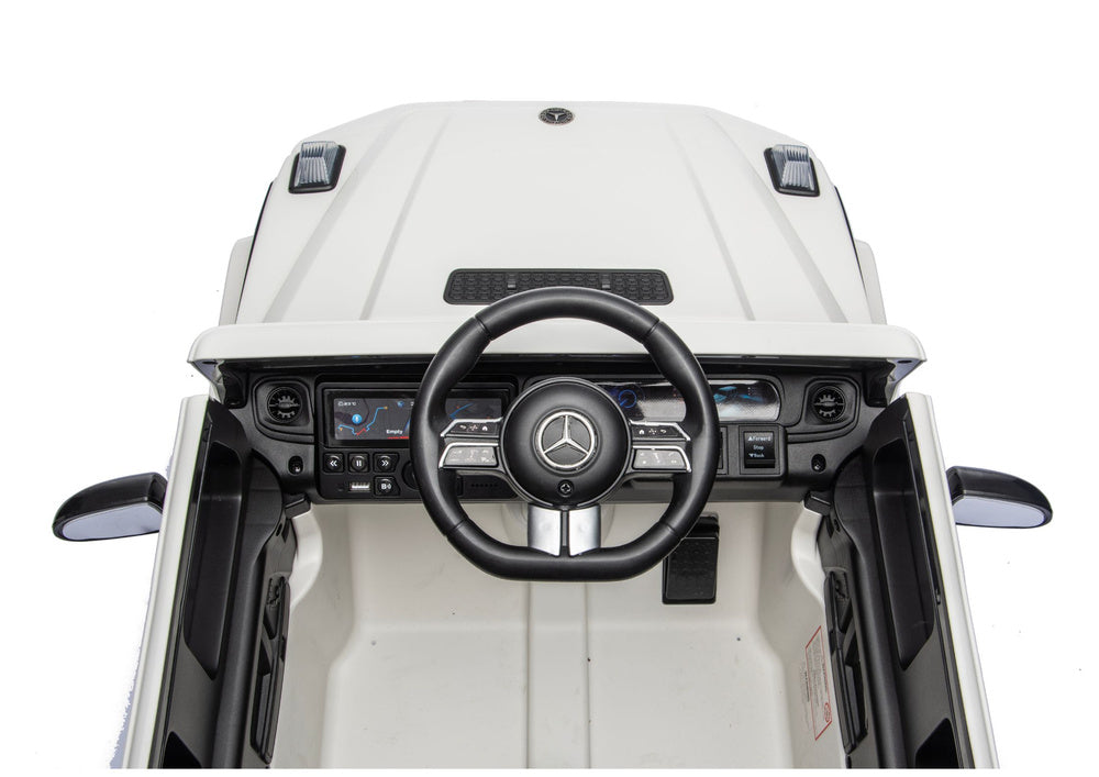 Mercedes G 4x4 24V 2580 Battery-Operated Vehicle White