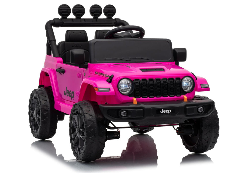 Jeep Rubicon DK-JWR558 24V Pink Battery-Powered Vehicle