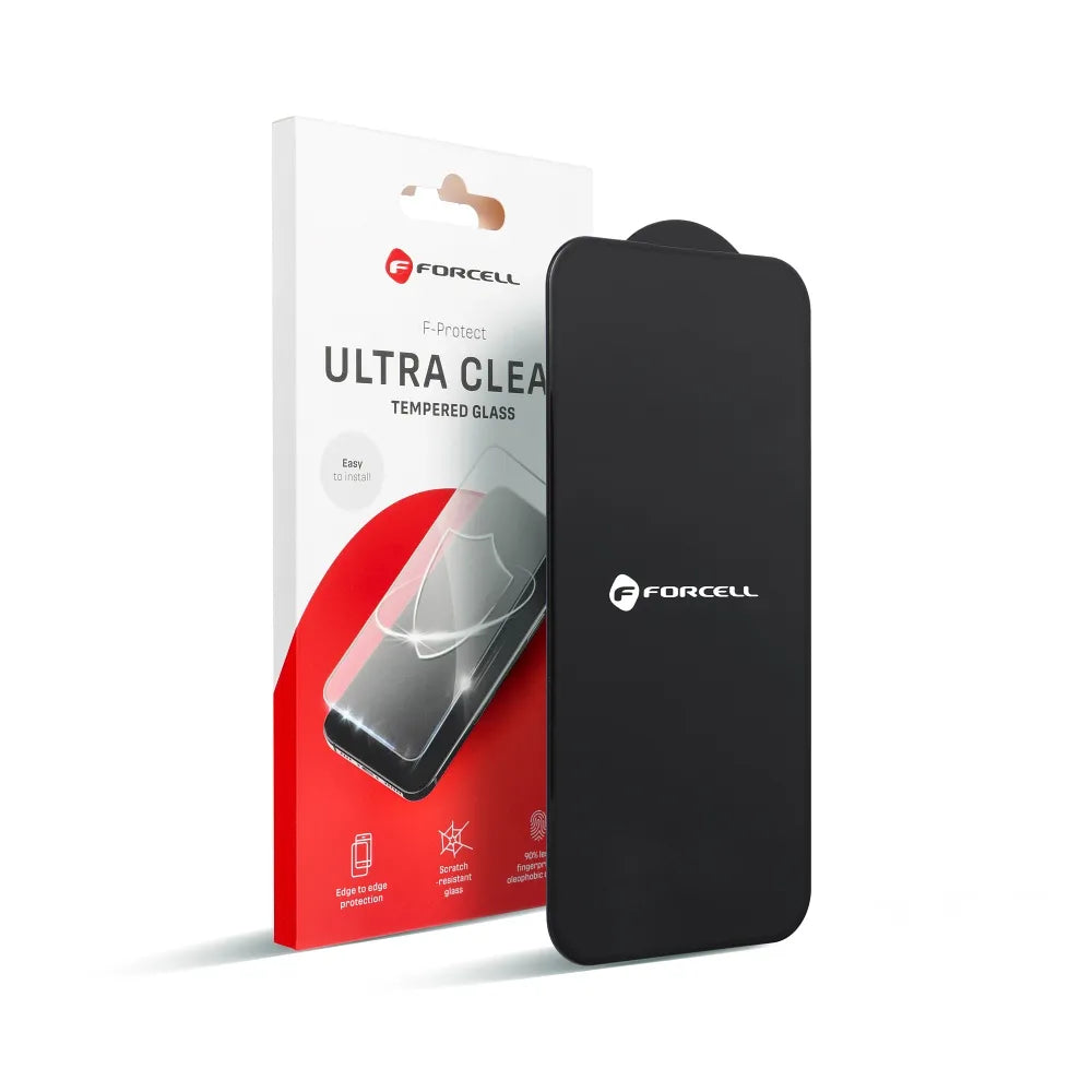 Kaljeno staklo za Samsung A26 5G Forcell Ultra Clear Glass - crni rub