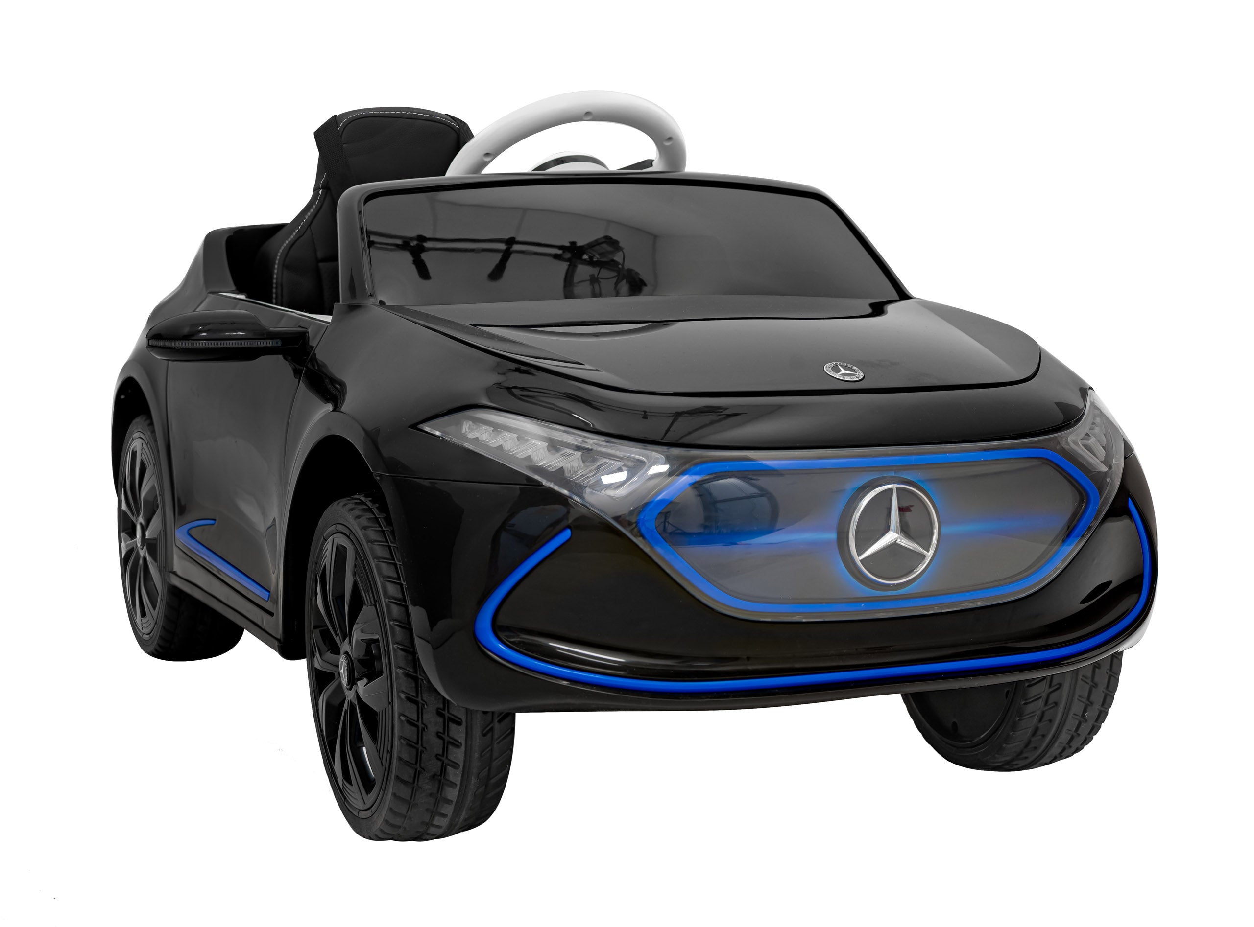 Licencirani auto na akumultor Mercedes Benz AMG EQA - crni