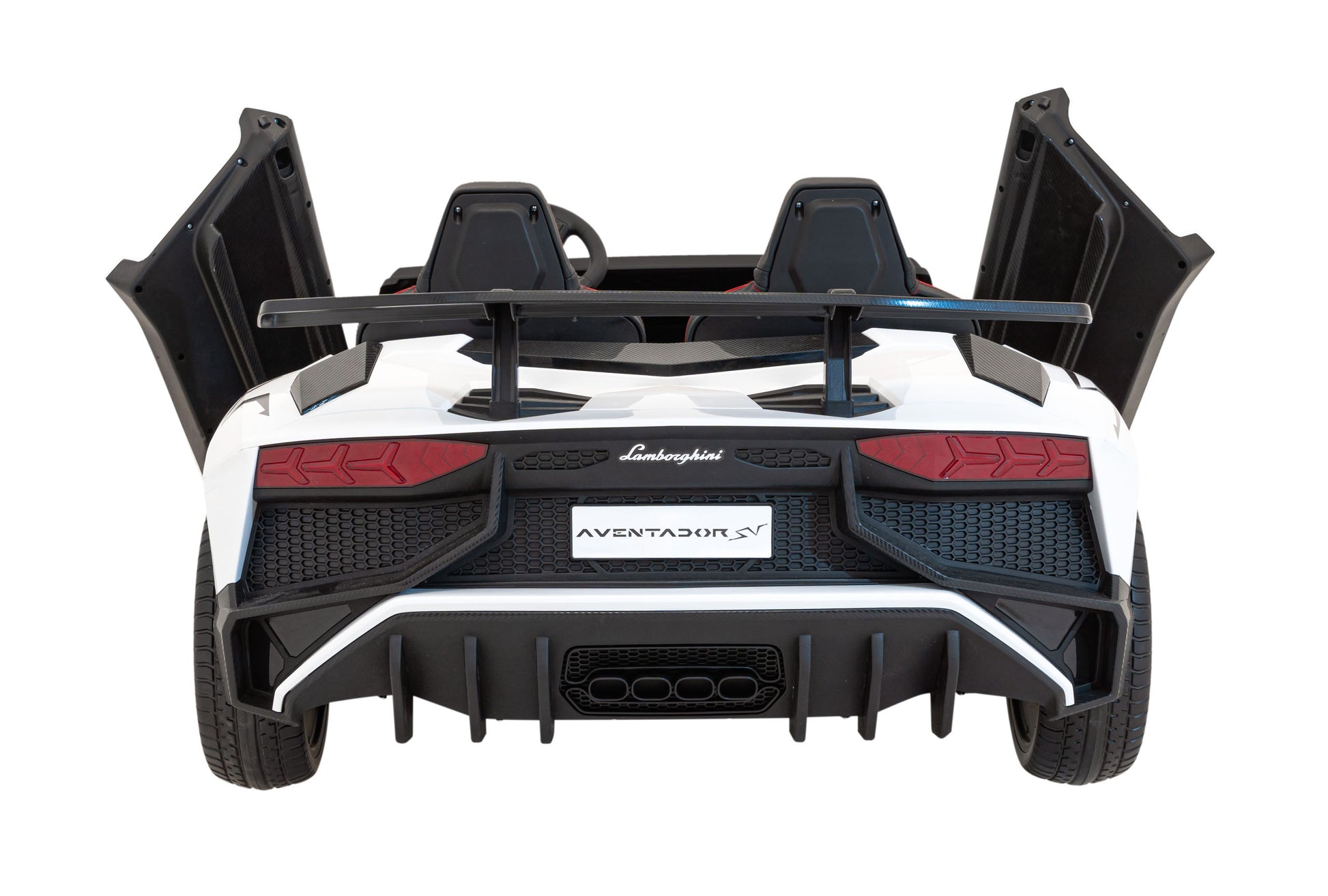 Licencirani auto na akumulator Lamborghini Aventador SV - dvosjed - bijeli