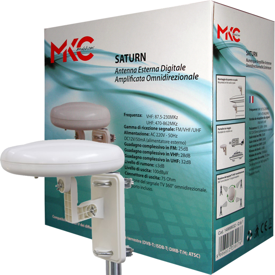 MKC Antena omnidirectional, vanjska, FM/UHF/VHF, 25dB - SATURN