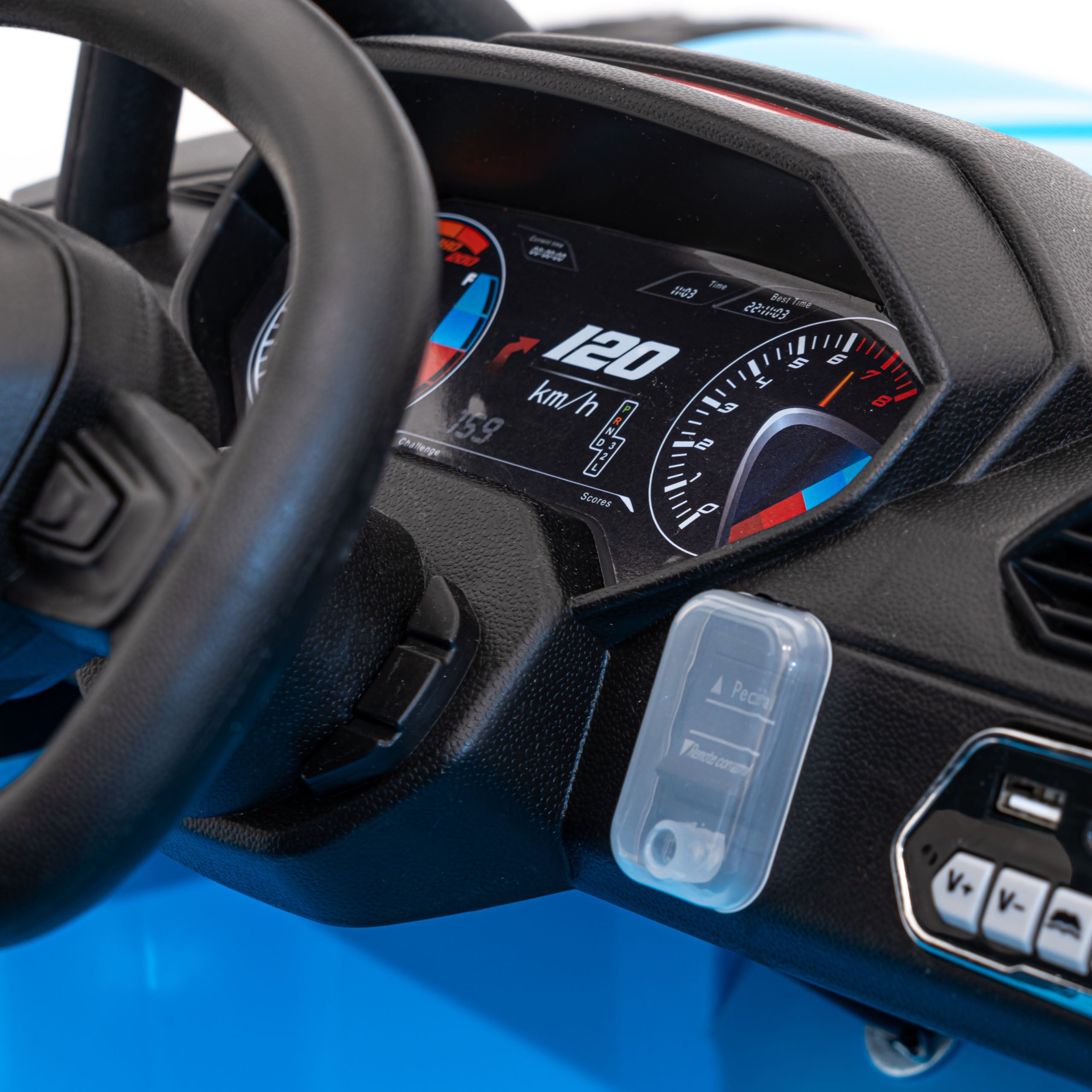 Buggy na akumulator Racing 5 - dvosjed - plavi