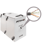 Amiko Mrežni FTP kabel, CAT6, CCA, 305 met - CAT6 FTP CCA 305m