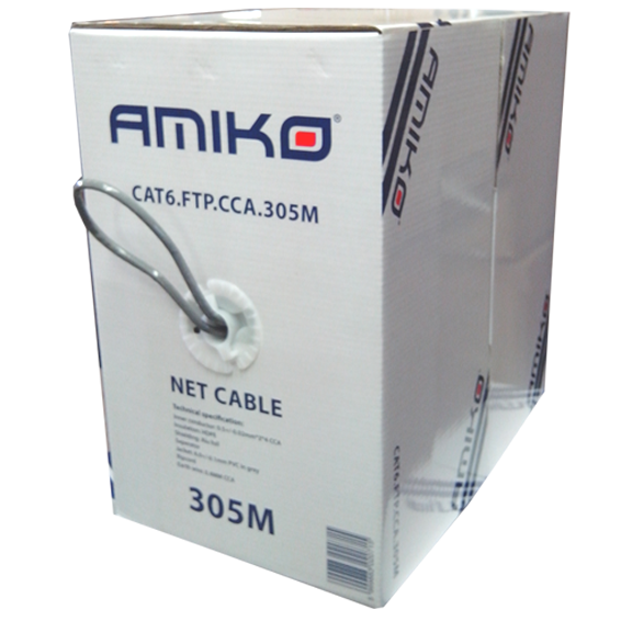 Amiko Mrežni FTP kabel, CAT6, CCA, 305 met - CAT6 FTP CCA 305m