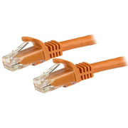 StarTech.com N6PATC50CMOR kabel za umrežavanje Narančasto 0,5 m Cat6 U/UTP (UTP)