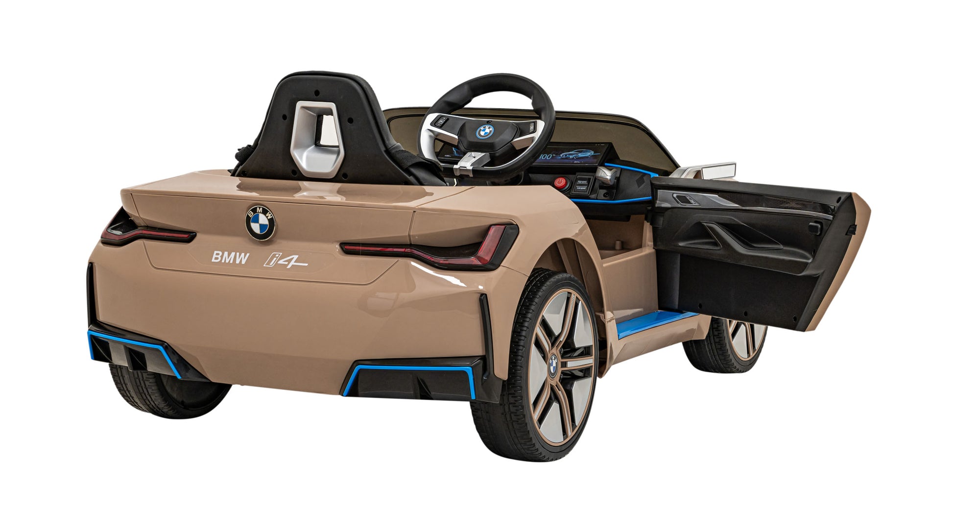 Licencirani auto na akumulator BMW i4 – zlatni