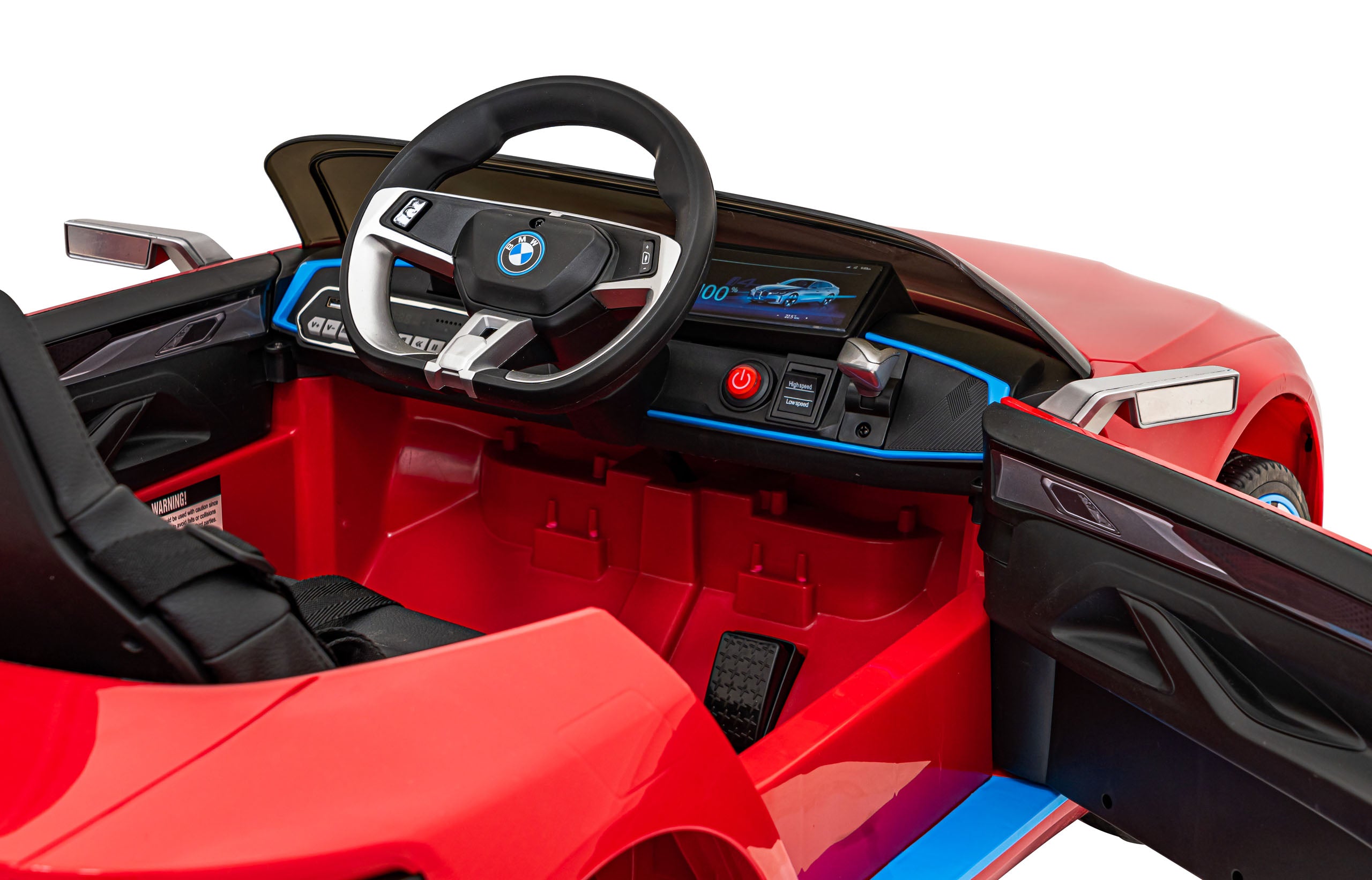 Licencirani auto na akumulator BMW I4 - crveni