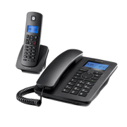 Motorola C4201 Analogni / DECT telefon Identifikacija poziva Crno