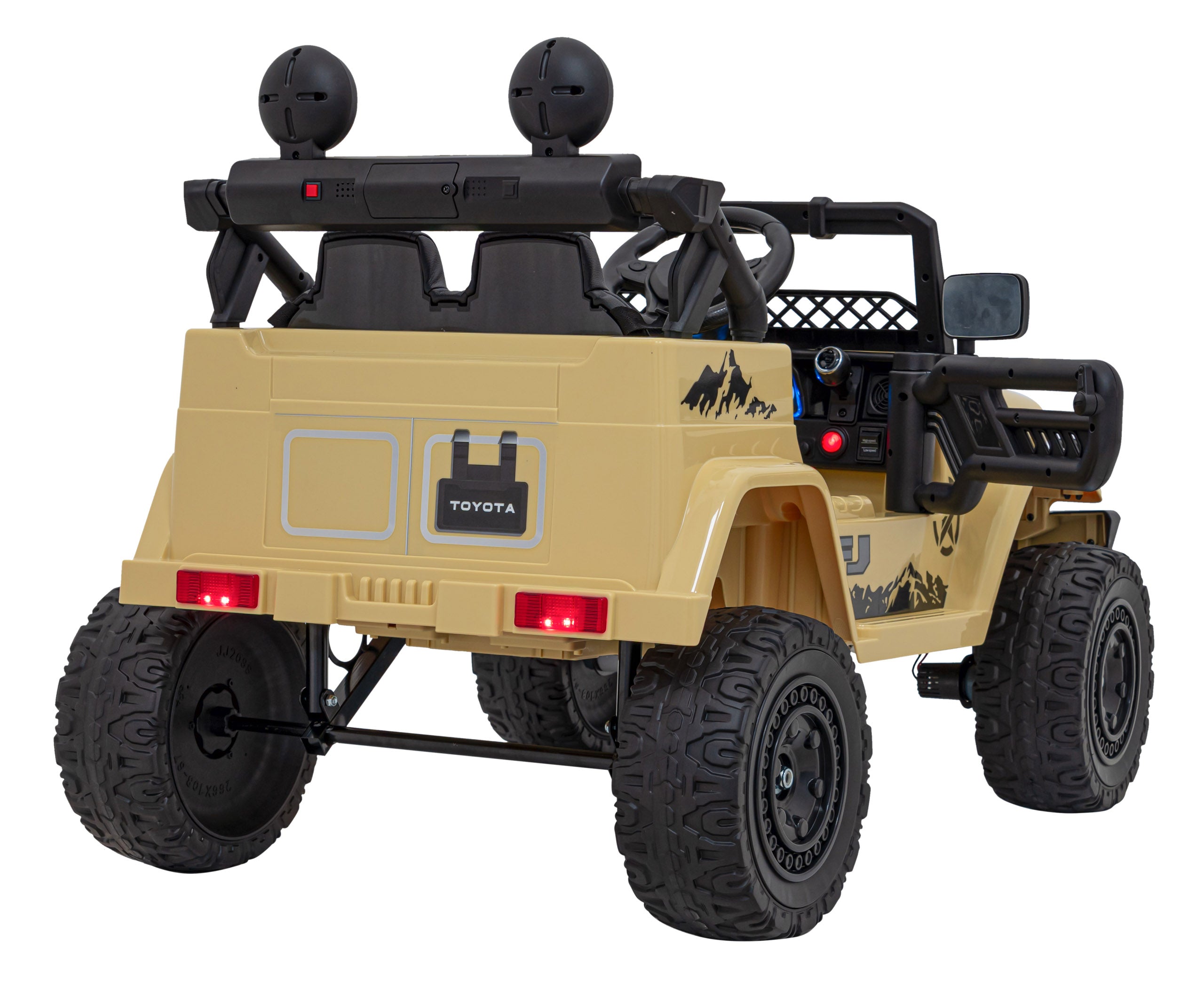 Licencirani auto na akumulator Toyota FJ Cruiser 4x4 - bež