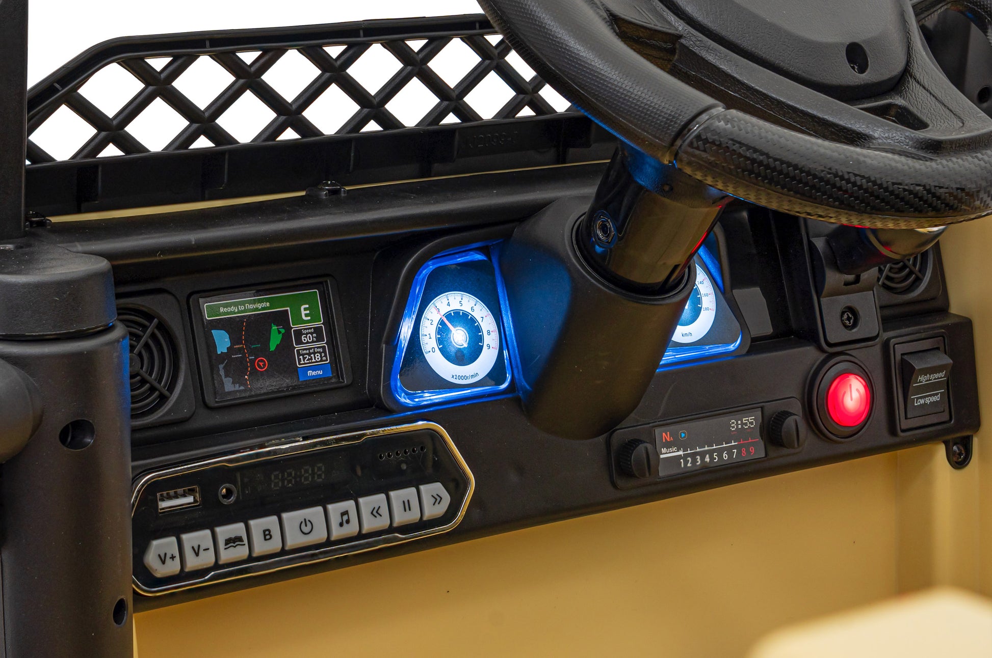 Licencirani auto na akumulator Toyota FJ Cruiser 4x4 - bež