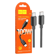 hoco. USB kabl za smartphone, type C, 100W, crna - X96 Hyper, 100W, Crni