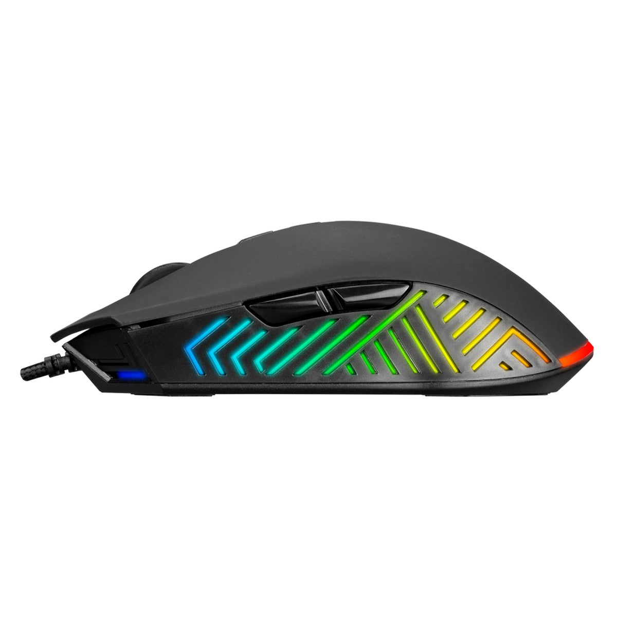 Rampage Miš SMX-G68 SPEAR RGB, 7D. Instant 704F,  7200DPI s programibilnim tipkama CRNI