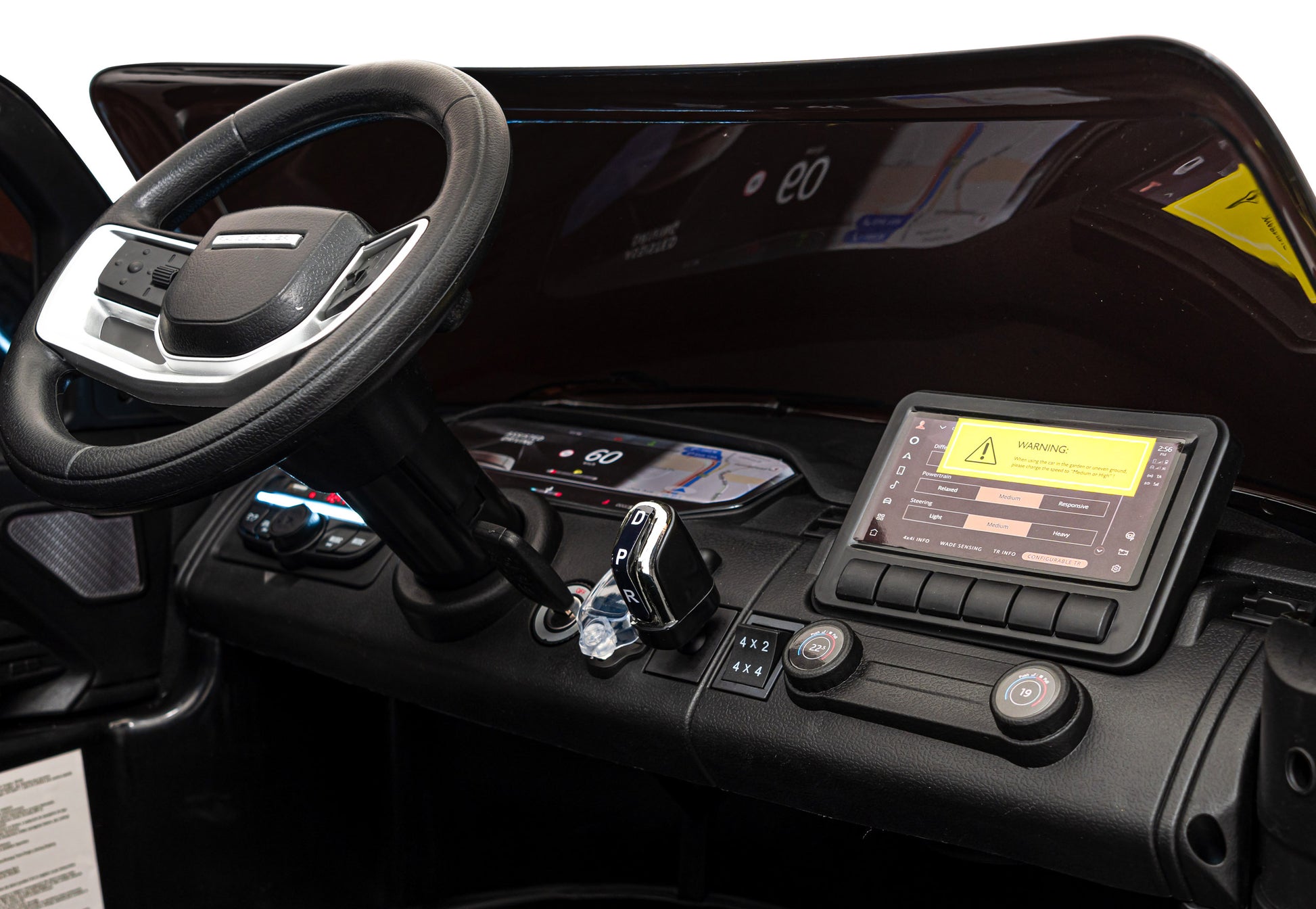 Licencirani auto na akumulator Range Rover SUV Lift 4x4 - DVOSJED - crni