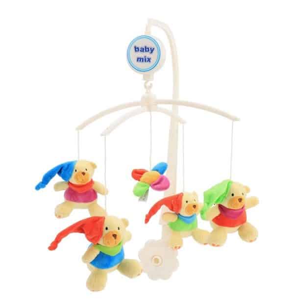 Baby Mix vrtuljak medvjedići s kapicama