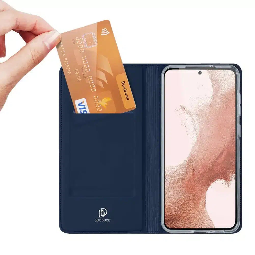 DUX DUCIS Skin Pro – preklopna torbica za Samsung Galaxy S23 plava