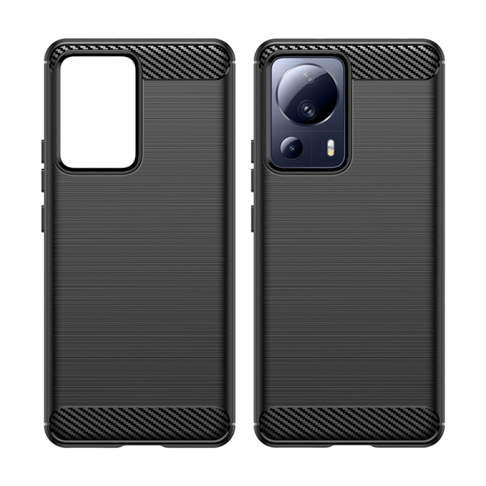 Techsuit Carbon Silicone kryt pro Xiaomi 13 Lite – černý