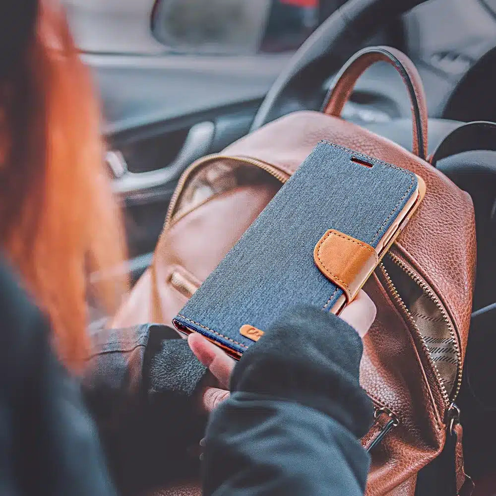 CANVAS Book pouzdro pro SAMSUNG GALAXY A71 tmavě modré