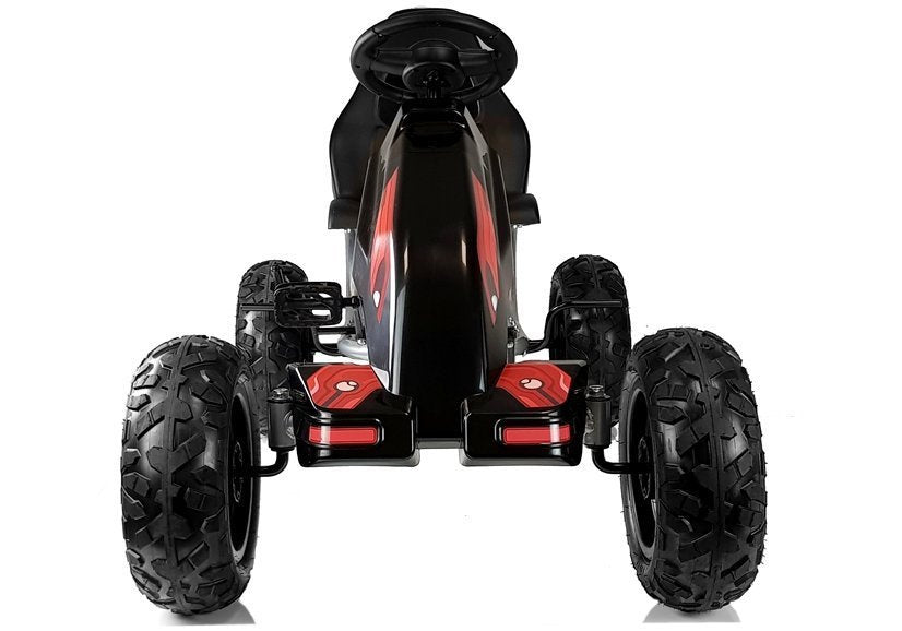 Gokart na pedale B012 - gume na pumpanje - crni