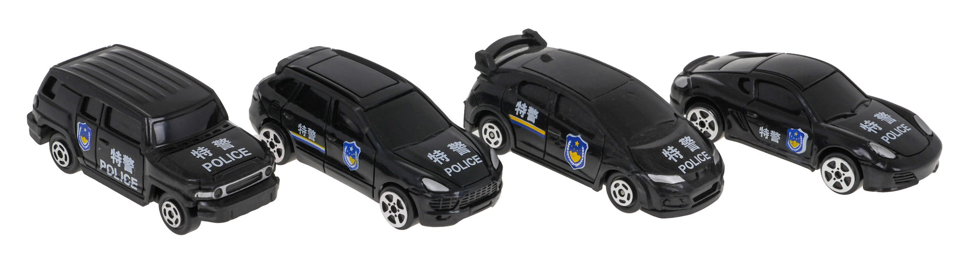 Dječja guralica  Rider 2in1 Police - crna