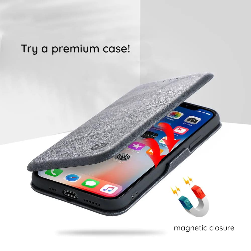 Techsuit Safe Wallet Plus preklopna futrola za Motorola Moto G54 Power Edition / G64 – crna