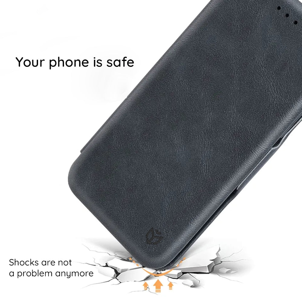 Techsuit Safe Wallet Plus skládací pouzdro pro Honor X7b – černé