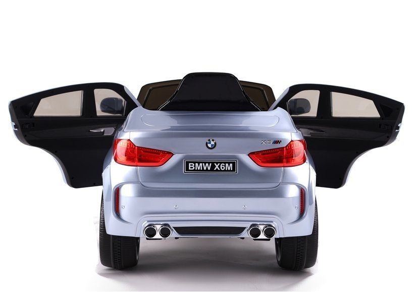 Licencirani auto na akumulator BMW X6 - sivi/lakirani