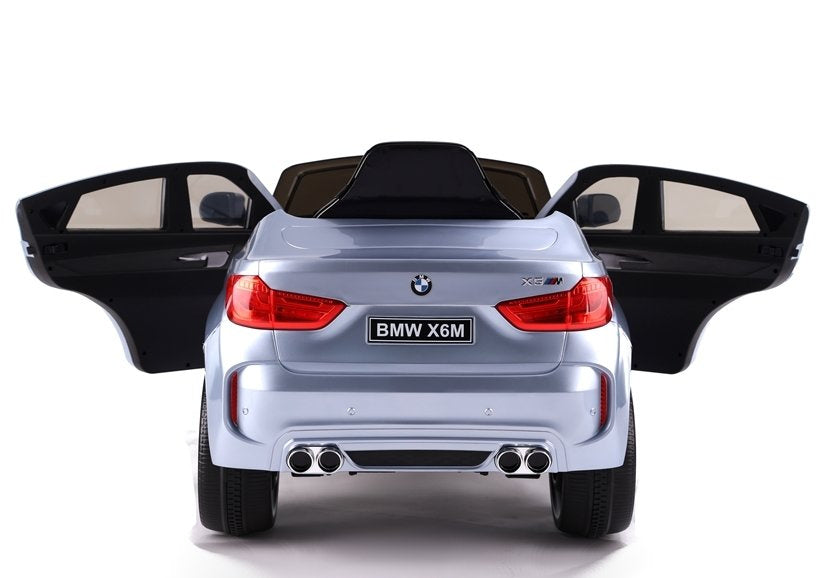 Licencirani auto na akumulator BMW X6 - sivi/lakirani