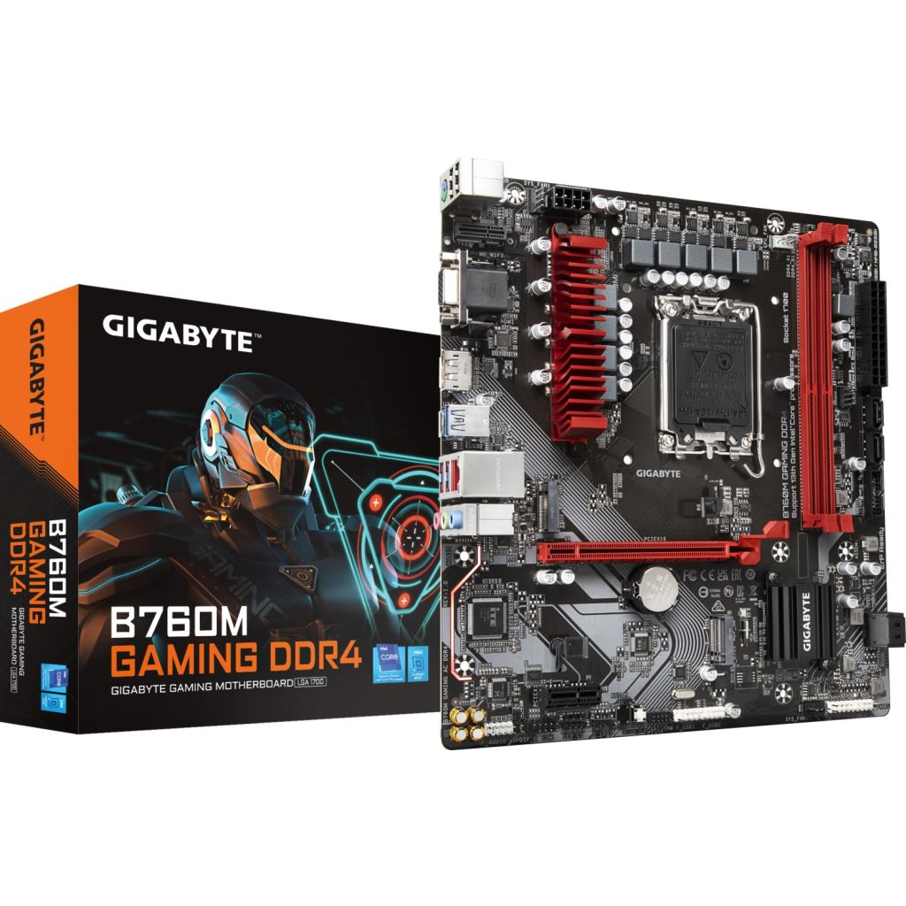 Gigabyte B760M GAMING DDR4 matična ploča Intel B760 Express LGA 1700 Mikro ATX