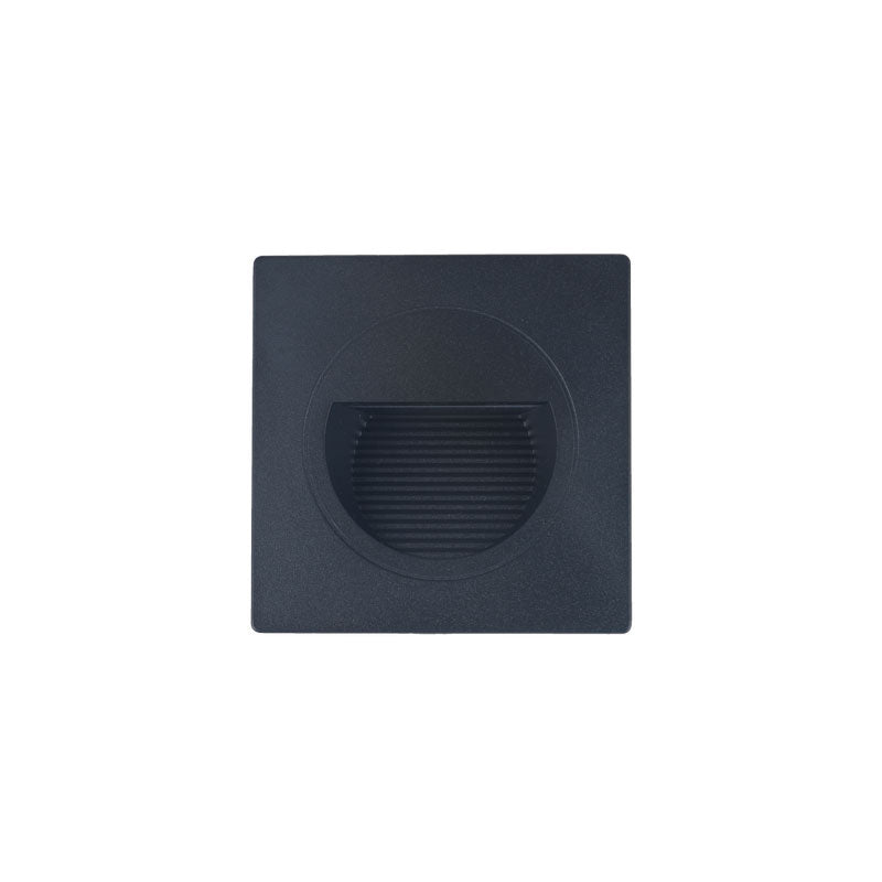 LED ugradna zidna svjetiljka Green Tech 1,5W, 3000K IP20, crna