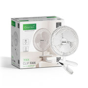 Ventilator s kopčom Green Tech 17W, 6", bijela boja
