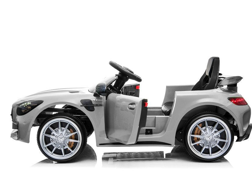 Licencirani auto na akumulator Mercedes GTR - sivi/lakirani