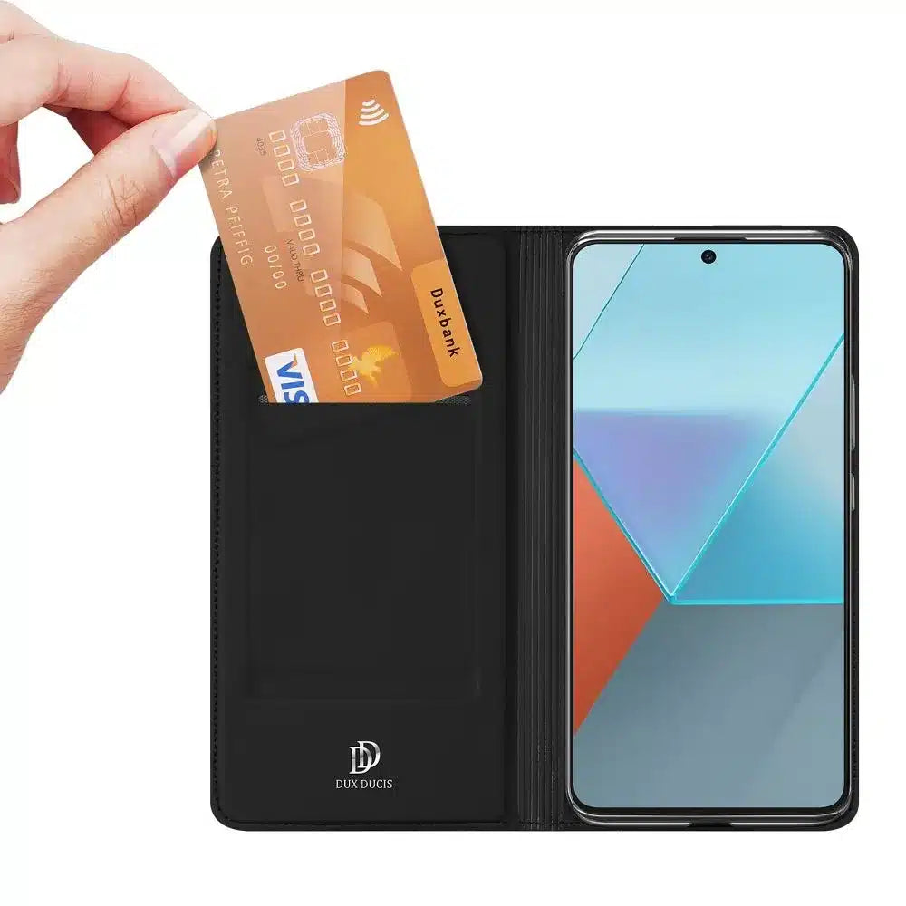 DUX DUCIS SKIN PRO flipové pouzdro pro XIAOMI REDMI NOTE 13 Pro 5G černé