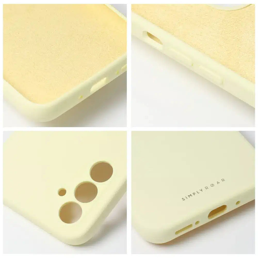 Roar Cloud-Skin maska za SAMSUNG GALAXY A35 5G svijetlo žuta