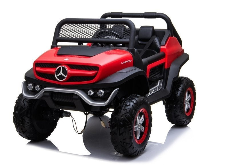 Licencirani auto na akumultor Mercedes Unimog 4x4 - crveni