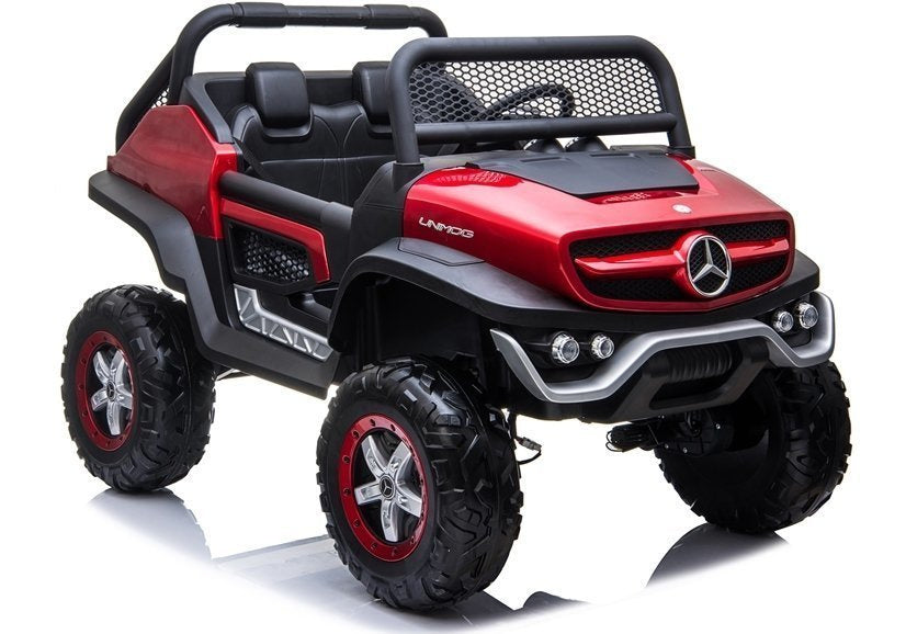 Licencirani auto na akumultor Mercedes Unimog 4x4 - crveni