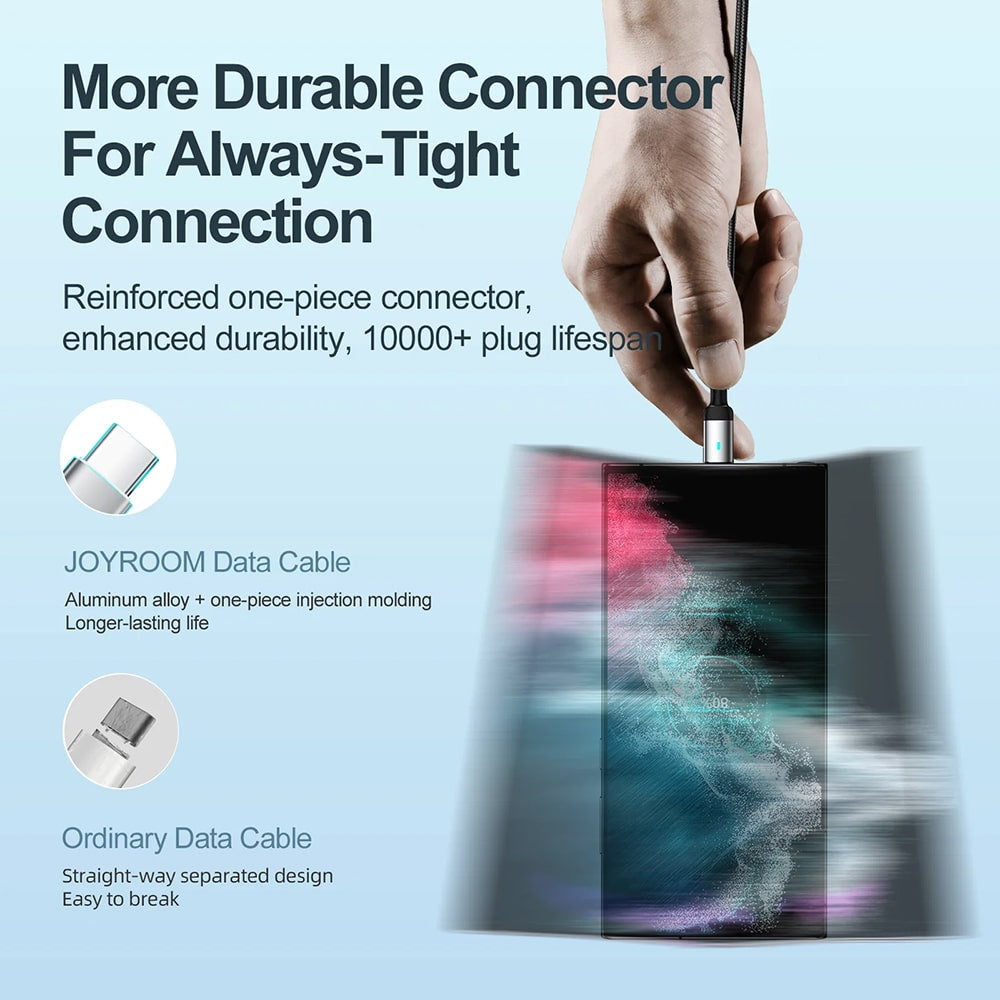JoyRoom - Podatkovni kabel (S-CC100A10) - Brzo punjenje Type- C na Type- C 100 W- 480 Mbps- 120 cm - crni