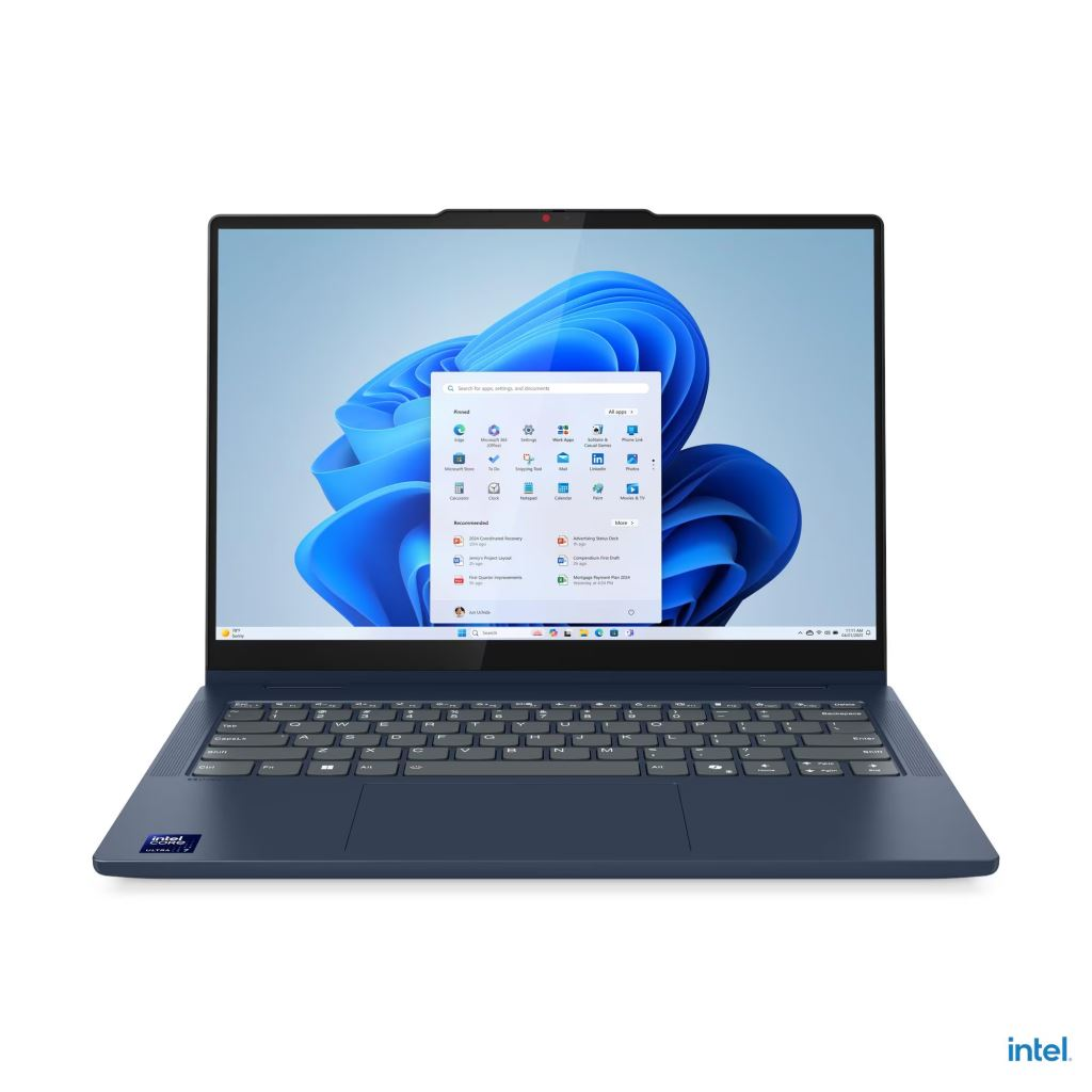 Lenovo IdeaPad 5 2-in-1 14IAL10 Intel Core Ultra 5 225H Hibridni (2-in-1) 35,6 cm (14") Ekran osjetljiv na dodir WUXGA 16 GB LPDDR5x-SDRAM 512 GB SSD Wi-Fi 6 (802.11ax) Windows 11 Home Mađarski Plavo