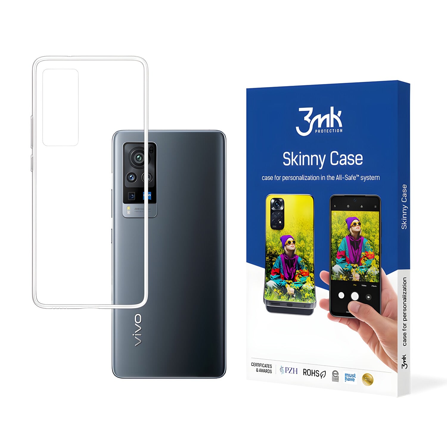 3mk Skinny futrola za Vivo X60 Pro - Prozirna KP20084